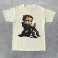 Betty Boop Shirt, Cozy Shirt, Black Betty Boop T Shirt, Betty Boop T Shirt, Trendy Shirt, Shirt For Women, Shirt For...