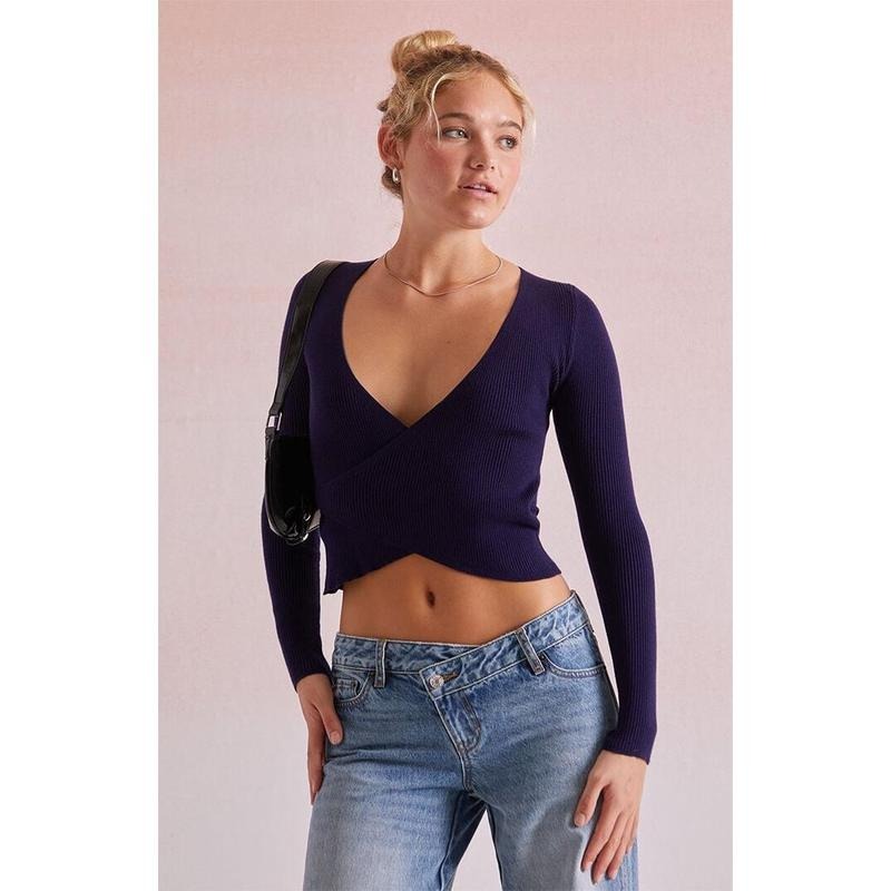 Beverly and Beck Women's Bella Wrap Sweater T-Shirts, Hoodie, Sweatshirt | GrindPrints.com