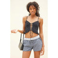 Beverly and Beck Women's Eyelet Corset Top T-Shirts, Hoodie, Sweatshirt | GrindPrints.com