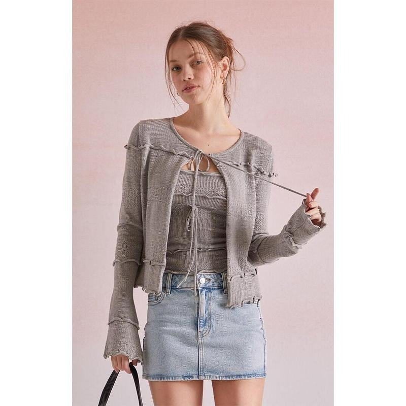 Beverly Beck Josie Ruffle Cardigan T-Shirts, Hoodie, Sweatshirt