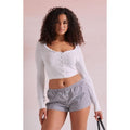 Beverly and Beck Women's Sabrina Ruffle Trim Cardigan T-Shirts, Hoodie, Sweatshirt | GrindPrints.com