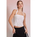 Beverly and Beck Women's Sophia Eyelet Halter Top T-Shirts, Hoodie, Sweatshirt | GrindPrints.com