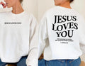 Bible Study Sweatshirt, Christian Sweatshirt, Jesus Hoodie, Christian Hoodie, Jesus Loves You Sweatshirt, Christian Gift,...