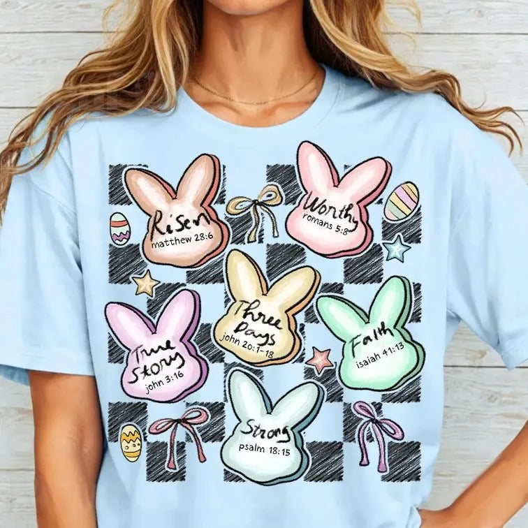 Bible Verse Bunnies DTF Transfers - THIS IS NOT A SHIRT Hoodie, Sweatshirt | GrindPrints.com