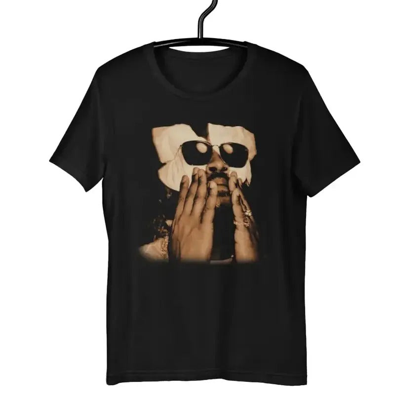 Big Face Future rap Black Tee Classic Cotton Hoodie, Sweatshirt | GrindPrints.com