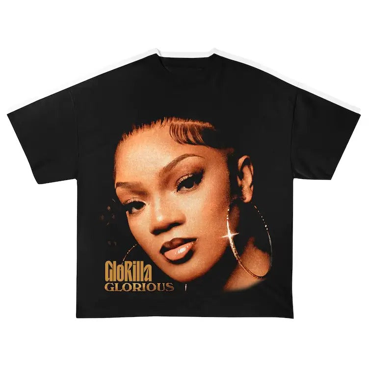 Big Face Glorillaa Vintage Style 90's T-shirt - Retro Graphic Tee Hoodie, Sweatshirt | GrindPrints.com