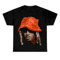 Big Face Orange Future Cute Graphic Black Shirt Hoodie, Sweatshirt | GrindPrints.com