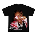 Big Face Pink Star  Latto Graphic Rap Tee Cotton Unisex Hoodie, Sweatshirt | GrindPrints.com