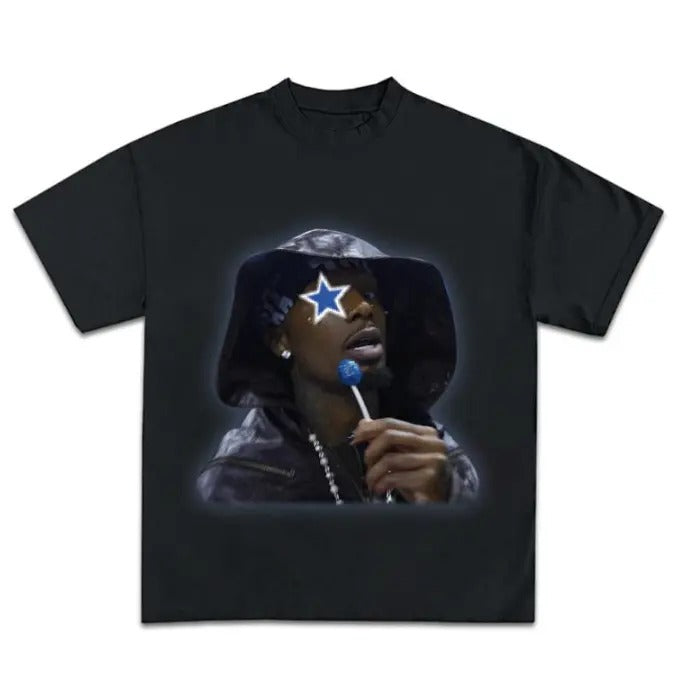 Big Face Playboyy Cartii Blue Star Shirt, Gift Shirt Hoodie, Sweatshirt | GrindPrints.com