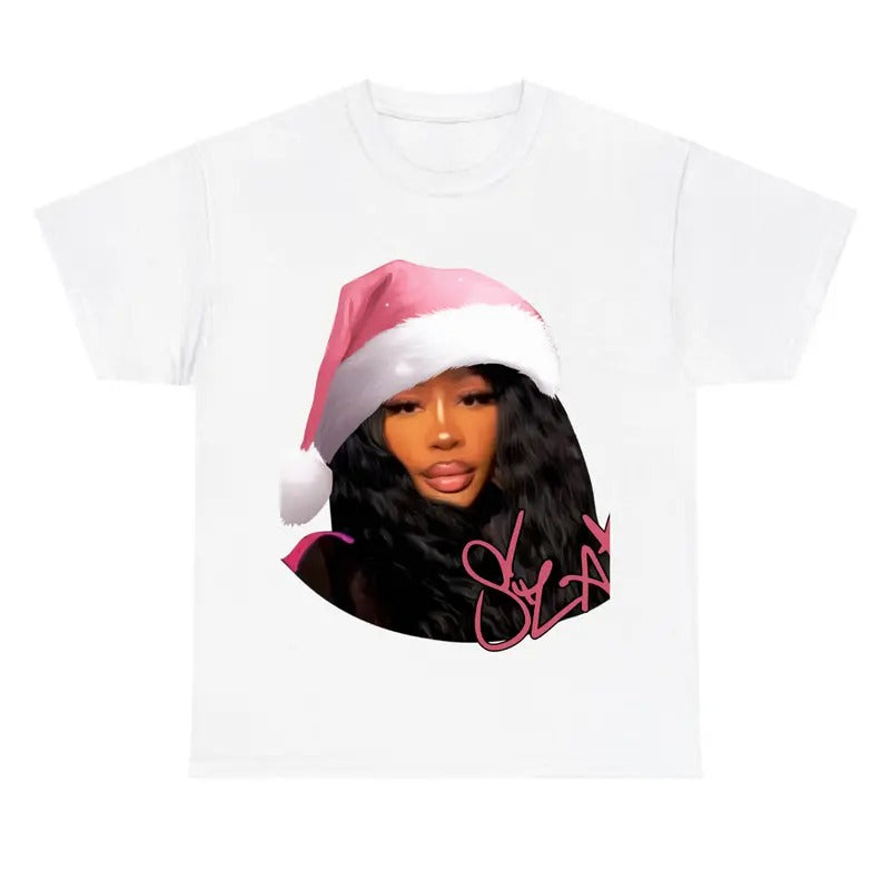 Big Face Sza Pink Kittyy Cute White T-Shirts, Hoodie, Sweatshirt