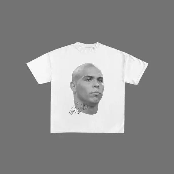 Big Head Ronaldo Nazario T-Shirt, Ronaldo Nazario Vintage Tee, Unisex Soccer Shirt, Sweatshirt, Graphic Tees, Menswear...