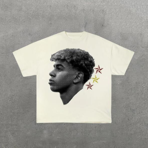 Big Head The Lamine T-Shirt, Lamine Vintage Tee, Unisex Soccer Shirt, Sweatshirt, Graphic Tees, Menswear Womenswear...