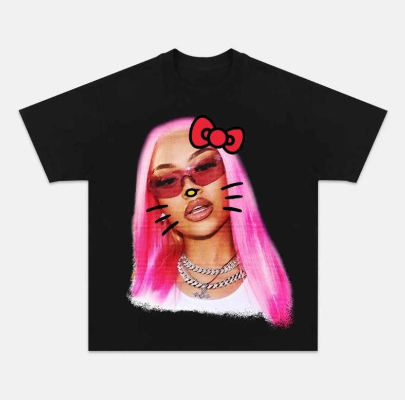 Big Latto Kitty Big Face Graphic Tee for Hip Hop Lovers Gift Fans Hoodie, Sweatshirt | GrindPrints.com