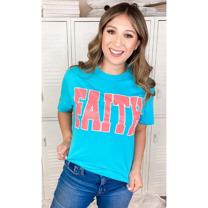 Big Letter FAITH T-Shirt Hoodie, Sweatshirt | GrindPrints.com