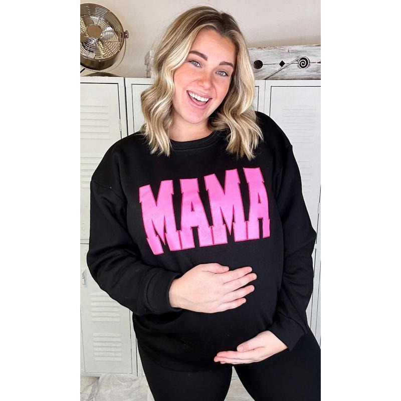 Big Letter MAMA Sweatshirt T-Shirts, Hoodie | GrindPrints.com