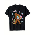 Big-foot Egg Hunting Easter Bunny Ears Spring Men Women T-Shirt, Unisex