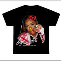 Bigg Latto Black Tee, Latto Red Kitty Shirt Hoodie, Sweatshirt | GrindPrints.com