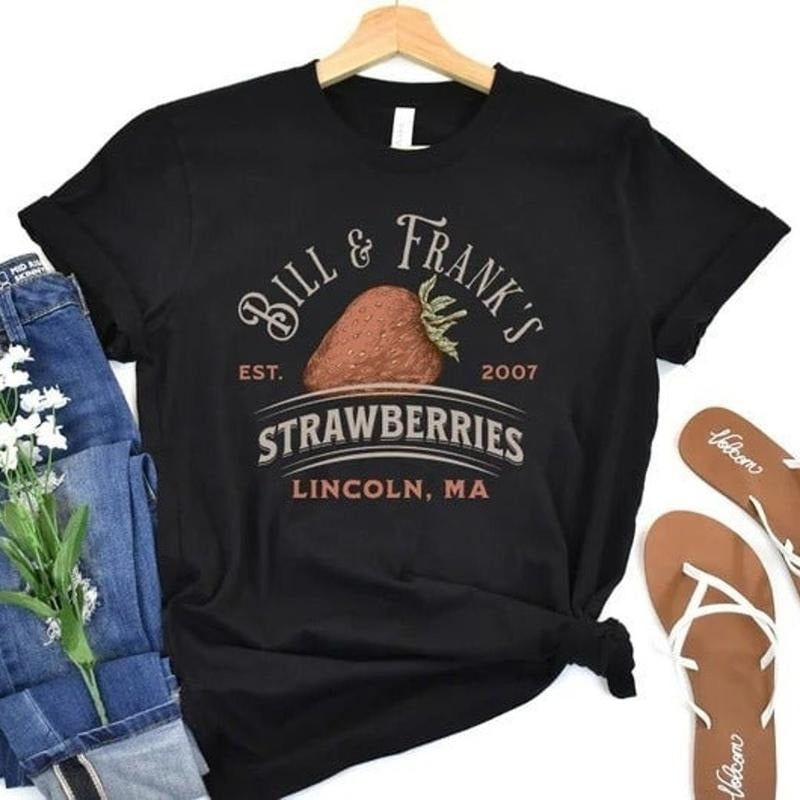 Bill and Frank Strawberry Shirt, TLOU Shirt, Strawberries Shirt, The Last Of Us Hoodie, Sweatshirt | GrindPrints.com