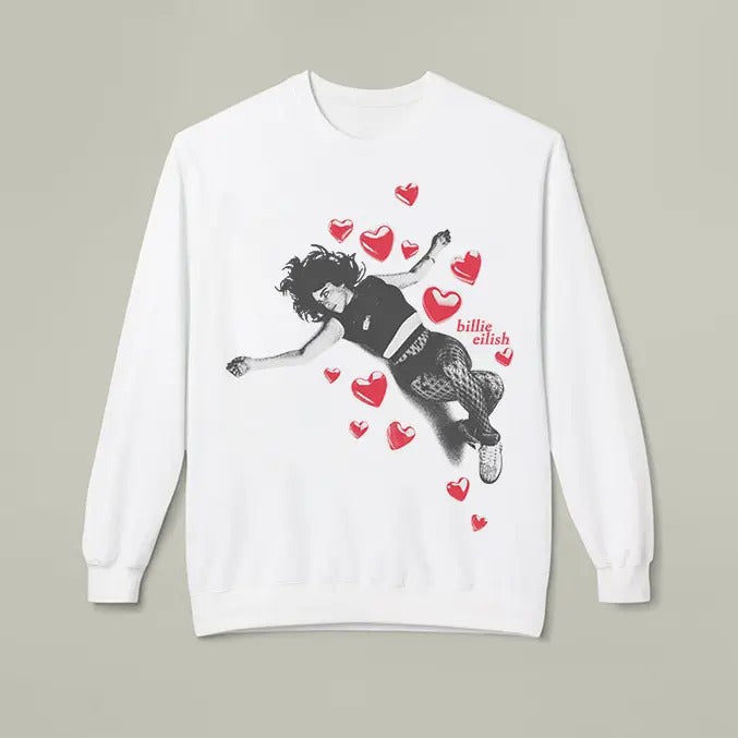 Billieee Eilishhh love T-shirt, Graphic Tee Crazestyle{n002}2 Hoodie, Sweatshirt | GrindPrints.com