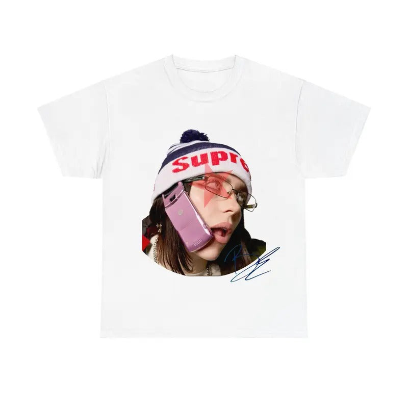 Billieee Red Star Shirt, Ocean Eyes Tour 2025 Tee Hoodie, Sweatshirt | GrindPrints.com