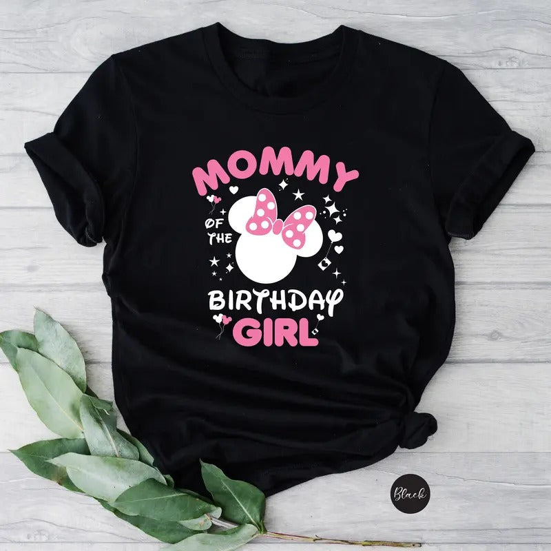 Birthday Gift Mommy Of The Birthday Girl Shirt Mom Teefunny Minnie Shirtbirthday Shirt Minnie Shirtworld Shirtbirthday...