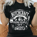 Bitchcraft Adult Humor Halloween Shirt. Casual Everyday Softstyle Halloween Unisex T-Shirt. Hoodie, Sweatshirt