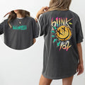 Bl.ink 182 T-Shirt, Smile Face T-Shirt, Retro Smile Face T-shirt, e Smile Shirt, Bli.nk 1.82 Rock Shirt, Trendy Vintage...