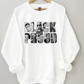 Black And Proud Unisex Hoodie, Black History Sweatshirt, Black History Month Shirt, Melanin Shirt | GrindPrints.com
