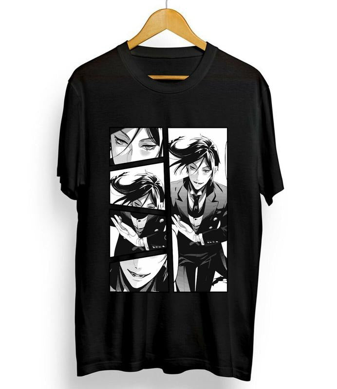Black Butler T-Shirt S-4XL Sebastian,Kuroshitsuji,Toboso Yana, japanese, Anime shirt Hoodie, Sweatshirt | GrindPrints.com