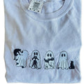 Black Cat Spooky comfort colors  T-Shirt for Women - Halloween Shirt - Womenswear, Top Hoodie, Sweatshirt | GrindPrints.com