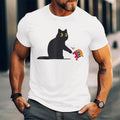 Black Cat vs Elephant Anti-Trump 2025 Unisex T-Shirt, Cotton 100%, Top Trending Fashion Hoodie, Sweatshirt | GrindPrints.com