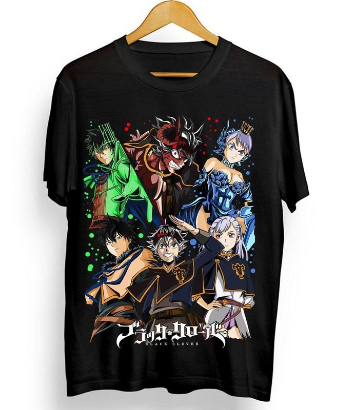 Black Clover Asta Yuno T-shirt Comic,Bull, Demon, Anime Shirt Sweatshirt, Hoodie, Comfort Colors | GrindPrints.com