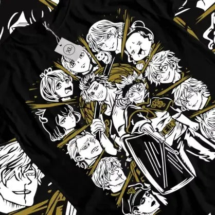 Black Clover T-Shirt Asta Yuno Anime Manga Girl Gifts Black Shirt All Size Hoodie, Sweatshirt | GrindPrints.com