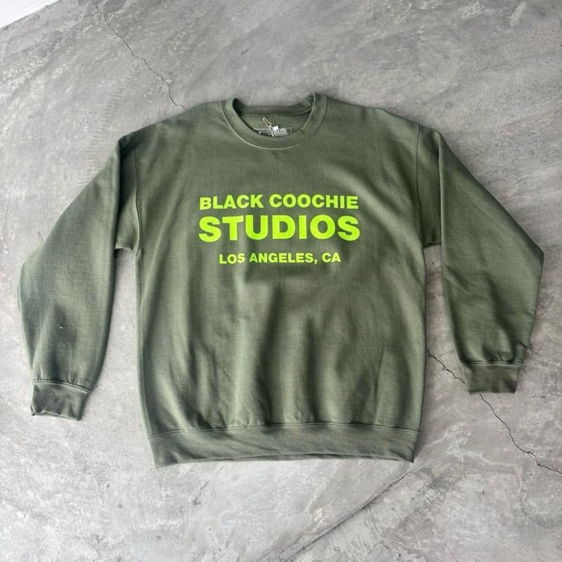 Black Coochie Studios Long Sleeve Crew T-Shirts, Hoodie, Sweatshirt | GrindPrints.com