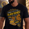 Black Father Shirt, Black DAD T-Shirt, Black FAther Tee, Strong Black Man Tees, African American Papa, Father's Day Gift,...