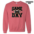 Black Football Game Day Bow Patch Sweatshirt T-Shirts, Hoodie | GrindPrints.com