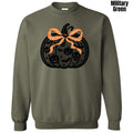 Black Halloween Pumpkin Sweatshirt 'NLB' T-Shirts, Hoodie | GrindPrints.com