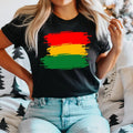 Black History Flag T-Shirt, Black History Awareness Shirt, Proud Of Black History Tee, Black Pride Tee, Black...