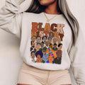 Black History Month Characters Tshirt Sweatshirt Hoodie, African American Sweatshirt, Juneteenth Shirt, Unisex Sweater...