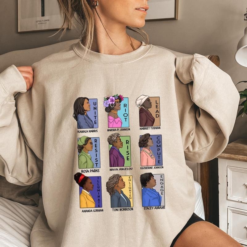 Black History Successful Women Sweatshirt, Black History, Kamala Harris Shirt, BLM Tee, African American Sweater,...