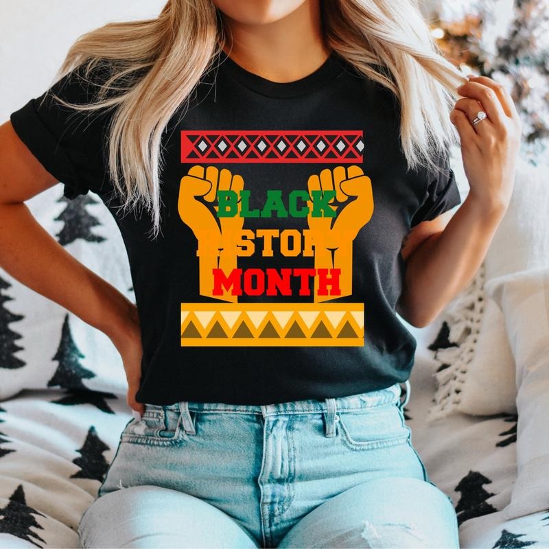 Black History T-Shirt, Celebrate Black History Shirt, Product of Black History Tee, Black Pride Tee, Black Leaders Shirt,...