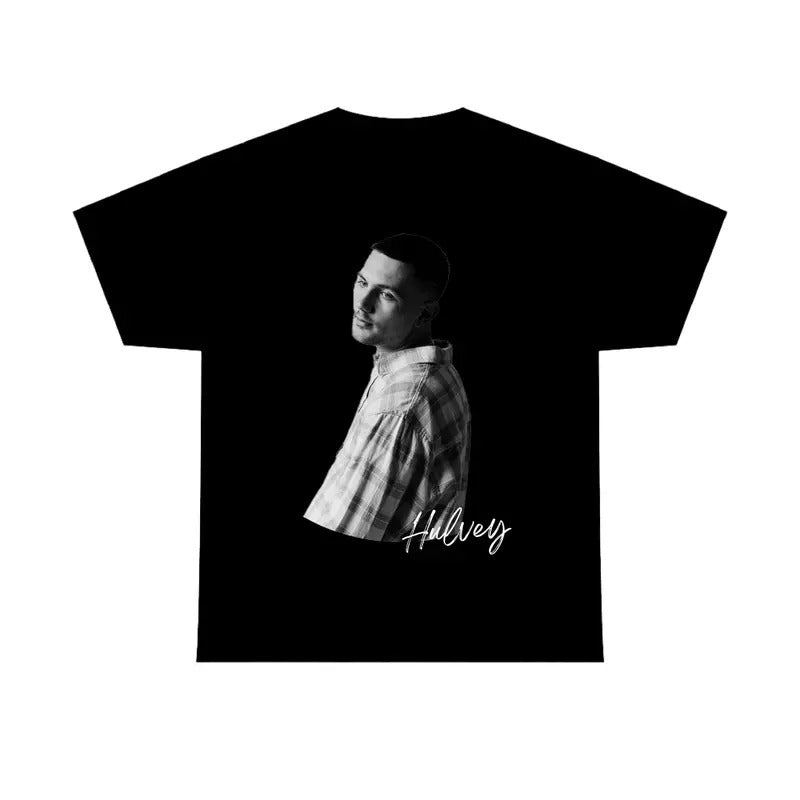 Black Hulveyyy Tour Tee, Rap Hip Hop Hulveyy Shirt Menswear Top Hoodie, Sweatshirt | GrindPrints.com