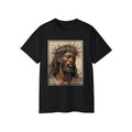 Black Jesus Shirt Face Of Jesus Cross With Crown Of Thorns T-Shirt Hoodie, Sweatshirt | GrindPrints.com