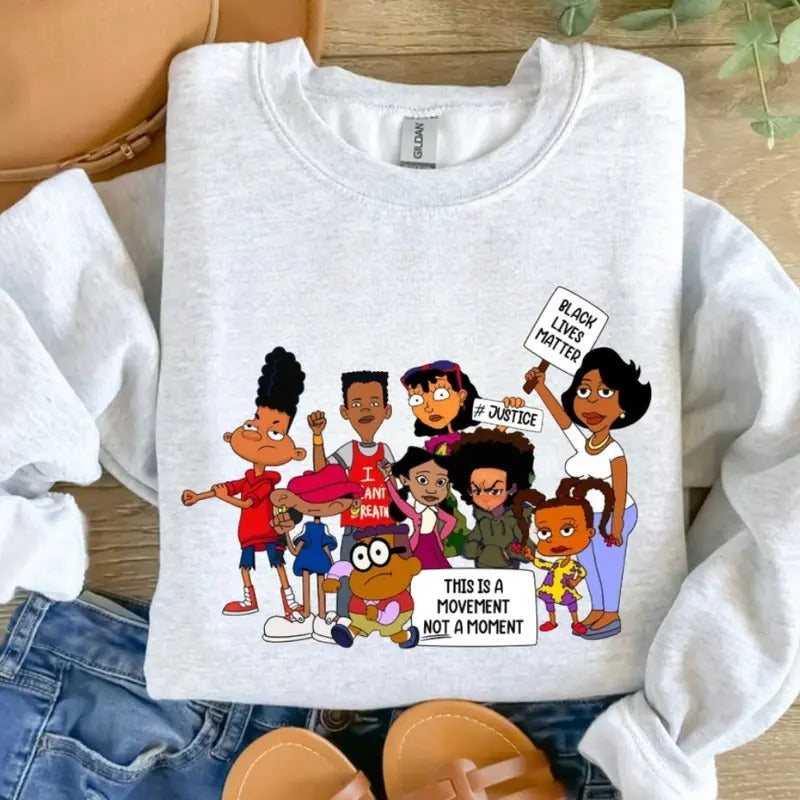 Black Lives Matter Cartoon Characters Black History Digital Shirts We Are Black History Black Pride T-Shirts, Hoodie, Sweatshirt