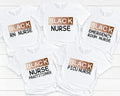 Black Nurse Crew T-shirt, Personalized Nurse Shirt, Black History Month Shirt, Nursing Student Gift Tee, African American...
