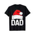 Black Short Sleeve Dad Santa Christmas Family Matching Pajamas Papa Xmas Father T-Shirt Made in USA Hoodie, Sweatshirt