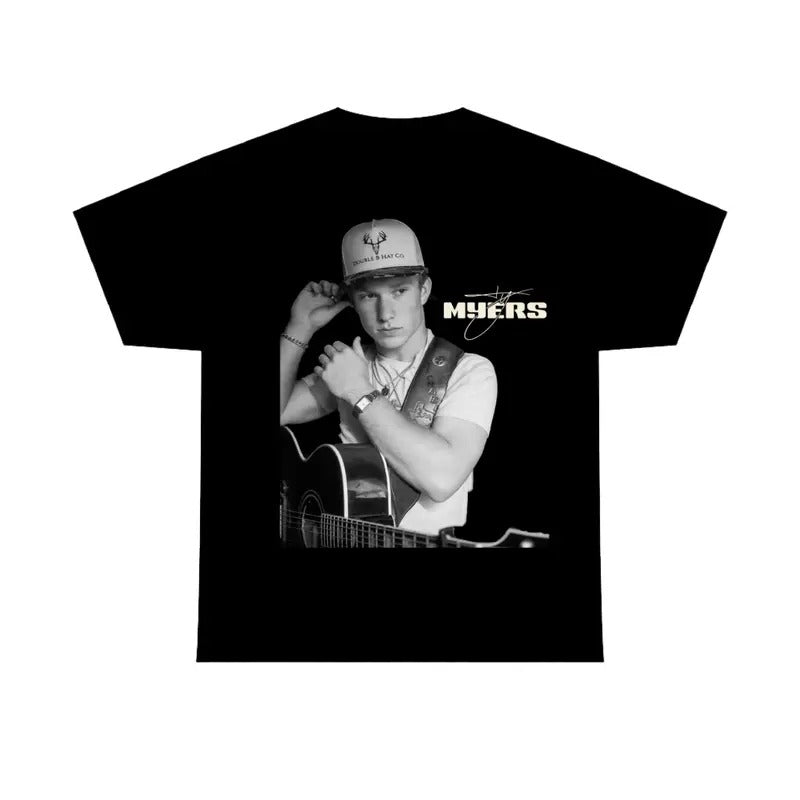 Black Ty Myers Tee, Myers 2025 Tour Shirt Hoodie, Sweatshirt | GrindPrints.com