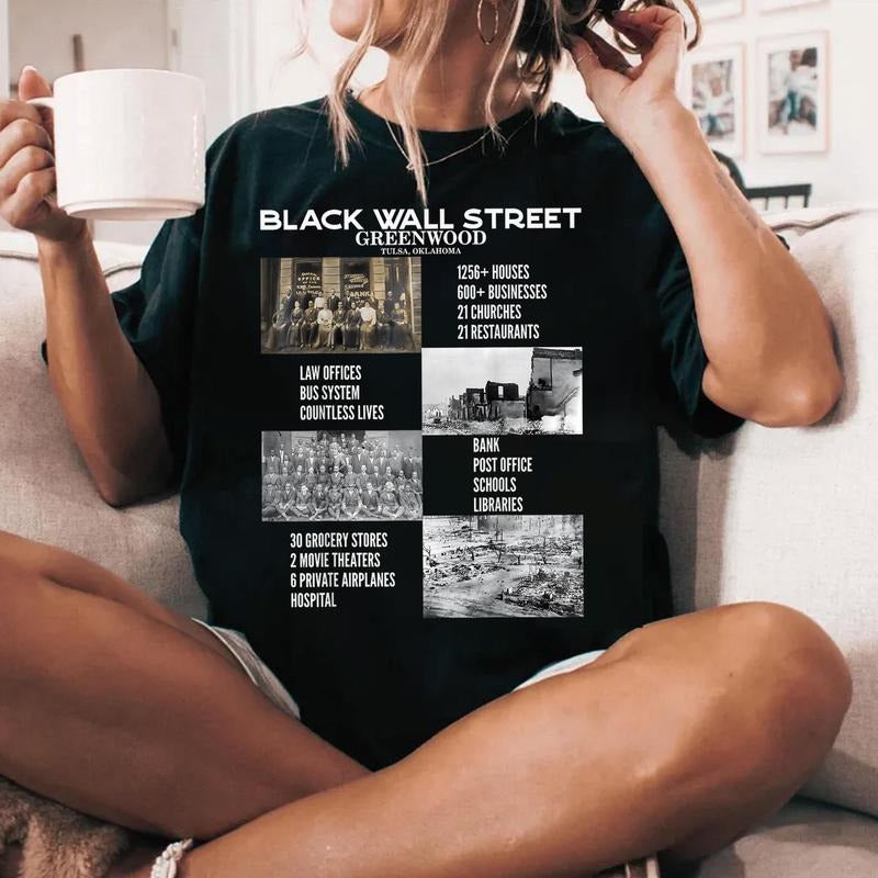 Black Wall Street Shirt, Black History Month Tee, Black People, African American Hoodie, Sweatshirt | GrindPrints.com