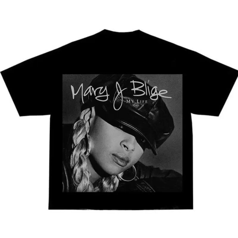 Black White Maryy Tee, Fans J Blige Concert Shirt Hoodie, Sweatshirt | GrindPrints.com