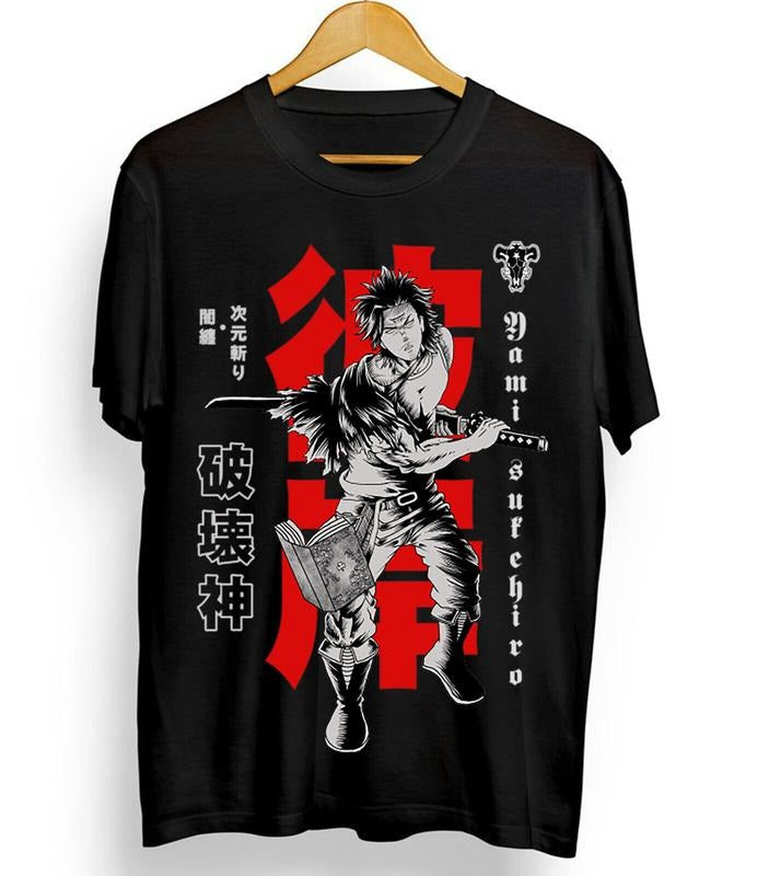 Black clover - Yami sukehiro Anime Manga Tshirt Anime Manga Black Shirt Tshirt S-4XL Hoodie, Sweatshirt | GrindPrints.com